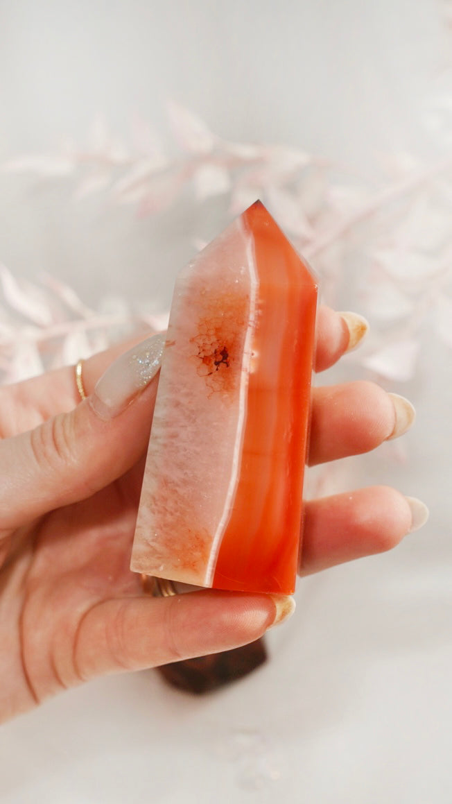 Carnelian Tower - Dream Den Crystals